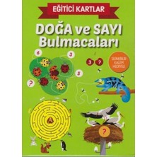Eğitici Kartlar Doğa ve Sayı Bulmacaları