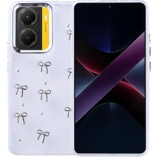 Gezgin Poco X7 Pro Kılıf Airbag Tasarımlı Simli Şeffaf Gzgn Kutup Kapak - Fiyonk