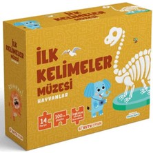 Ilk Kelimeler Müzesi - Hayvanlar (Ingilizce Destekli Kitap ve Yapboz Seti)