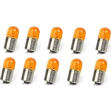 Zembil 10 Adet 12V 67 10W Tip Turuncu Renk Ampul BA15S