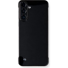 Fenza Samsung Galaxy S23 Fe Uyumlu Kamera Korumalı Yanları Açık Sararmaz Sert Mika Şeffaf Kılıf