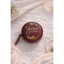 İğne İzi Romantik Garden Tasarım Mezura | Çiçek Baskılı Otomatik Ölçü Bandı | Terzi & Hobi Aksesuarı