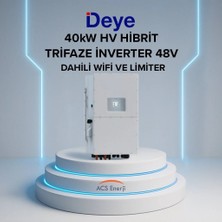 Deye 40KW Hibrit Trifaze Inverter Hv