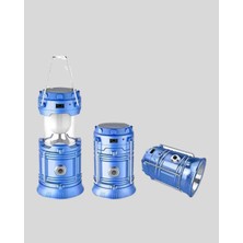 xirshop Solar Kamp Lambası Kızak Sistemli Şarjlı Taşınabilir Doğa Yürüyüşü Işığı