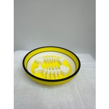 Özgürce Yavaş Yeme Mama Kabı, Veteriner Tasarım, Kaymaz ve Eğlenceli Zeka Tabak