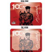 Karne Kılıfı 24X33 cm Atatürk 100.YIL Desenli 30 Adet Ata2