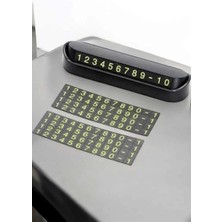 xirshop Araba Park Numaratörü Araç Içi Numaralık Değiştirilebilir Çevirmeli Mini