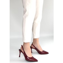 Arenes Uster Bordo Rugan Topuklu Ayakkabı - Lisinya