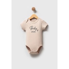 Sunbabyhome %100 Pamuklu Bebek Body -Baby 2026 Zıbın - Bebek Zıbın Badi - Yazılı Zıbın