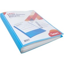 Noki A4 60'lı Mavi Sunum Dosyası Önü Cepli, Estetik ve Düzenli Belgeler İçin Tasarlandı