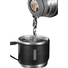 xirshop Termos Seti Paslanmaz Çelik 3 Bardaklı Vakumlu Termos Set 500 ml 12 Saate Kadar Isı Koruma