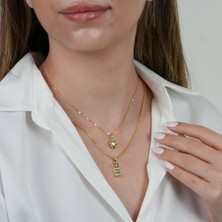 By Milo Jewellery 14 Ayar Ikili Kolye