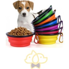 Özgürce Katlanabilir Evcil Hayvan Mama ve Su Kabı, Seyahat Için Pratik ve Hafif