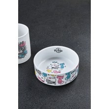 Özgürce 12 cm Kedi Mama ve Su Kabı, Pratik ve Şık Tasarım