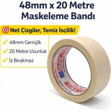 Redmina Maskeleme Bandı Kağıt Bant Boya Bantı (48MM X20MT)
