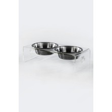 Özgürce 2'li Seramik Kedi ve Köpek Mama Su Kabı ve Paspas Seti