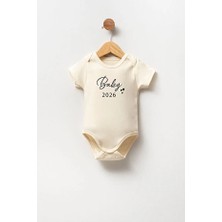 Sunbabyhome %100 Pamuklu Bebek Body -Baby 2026 Zıbın - Bebek Zıbın Badi - Yazılı Zıbın