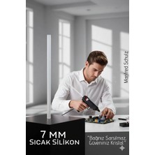 Creatividad Solutions 7mm Ince Ultra-Şeffaf Profesyonel Sıcak Silikon – Kristal Berraklığında Güçlü Yapışkan  722614