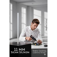 Creatividad Solutions 11MM Kalın Ultra-Şeffaf Profesyonel Sıcak Silikon – Kristal Berraklığında Güçlü Yapışkan 722615