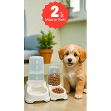 Özgürce Kedi ve Köpek Sulama ve Mama Seti, Pratik ve Kullanışlı Ikili