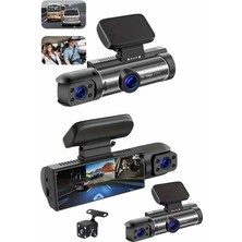 xirshop Video ve Fotoğraf Kaydedici Sürüş Kamerası Ön ve Arka Çift Kameralı