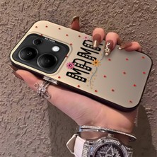 Özgürce Poco M6 Pro 4g Silikon Kenar Sert Arka Kılıf, Mama Desenli, Koruyucu