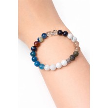 Tok Tutan Doğal Taş Bileklik 🌙💙 Tokluk & Veren Enerjili Doğal Taş Bileklik 8 Mm💙🌙