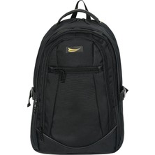 Derin Stok Çok Amaçlı Laptop Dizüstü Bilgisayar Bölmeli Sırt Çanta Sıyah