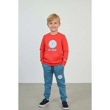 Zubi Baby & Kids Wear "ma Jeeck" Pusula Detaylı Ikili Takım (7-10 Yaş)