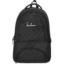 Derin Stok Çok Amaçlı Laptop Dizüstü Bilgisayar Bölmeli Sırt Çanta Siyah