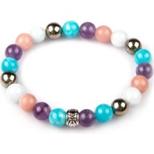 Dogal Taş Çakra Bilekliği 8 mm