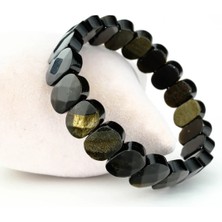 Obsidyen Taşı Roleks Bileklik