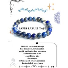Lapis Lazuli Taşı Bileklik Sertifikalı