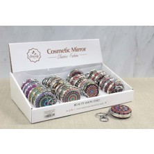 Derin Stok Taşlı El Aynası Anahtarlık