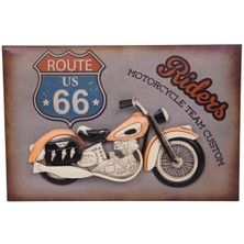 Derin Stok Motorsiklet Tablo Pano Dekoratif Ev Ofis Hediyelik