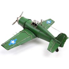 Derin Stok Dekoratif Metal Uçak Biblo Dekoratif H-Hediyelik