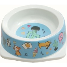 Özgürce Mavi Melamin Mama ve Su Kabı, 130 Ml, Şık ve Sağlıklı Tasarım