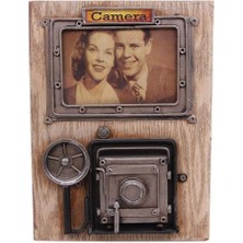 Derin Stok Dekoratif Metal Çerçeve Fotoğraf Makinesi Dekorlu Hediyelik