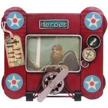 Derin Stok Dekoratif Metal Çerçeve Uçak Temalı Hediyelik