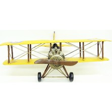 Derin Stok Dekoratif Metal Uçak Çift Kanatlı Biblo Dekoratif Hediyelik