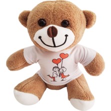 Derin Stok Sevimli Tişörtlü Peluş Ayicik
