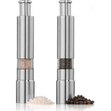 Derin Stok Karabiber Tuz Baharat Öğütücü Otomatik Basmalı Çelik Değirmen