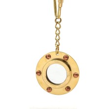 Derin Stok Pirinç Lumbuz Ayna Anahtarlık Dekoratif Hediyelik