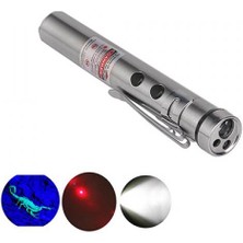 Derin Stok Cep Feneri Ultraviyole Lazer Kamp Fener Lamba