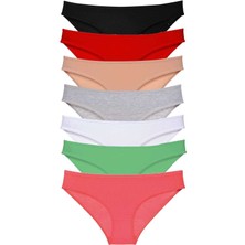 Çerçici 7 Adet Süper Eko Set Likralı Kadın Slip Külot Set 3-Royaleks