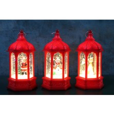 Derin Stok Yılbaşı Temalı Işıklı Kar Küresi