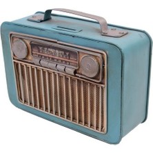 Derin Stok Dekoratif Metal Radyo Kumbaralı Hediyelik