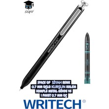 Space Up 0.7 mm Uçlu Kurşun Kalem Komple Metal Gövde ve 1 Paket 0.7 mm Uç Writech