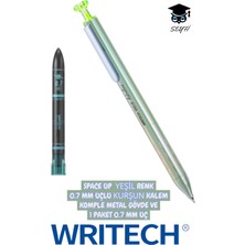 Space Up 0.7 mm Uçlu Kurşun Kalem Komple Metal Gövde ve 1 Paket 0.7 mm Uç Writech
