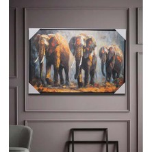 Derin Stok Duvara Asmalı Yağlı Boya Pano